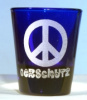 Peace Sign Shot Glass personalized with Name